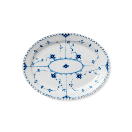 Блюдо Овальное Blue Fluted Full Lace