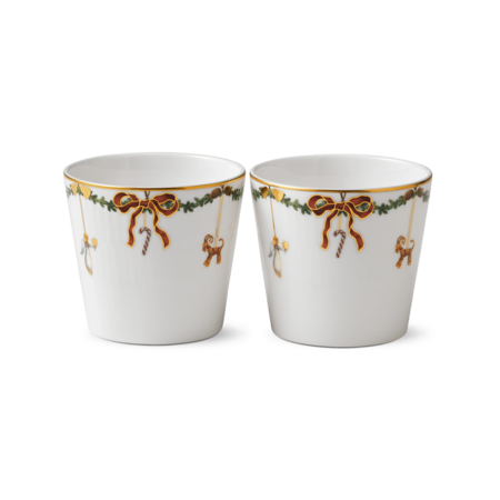 Сервизные чашки Star Fluted Christmas