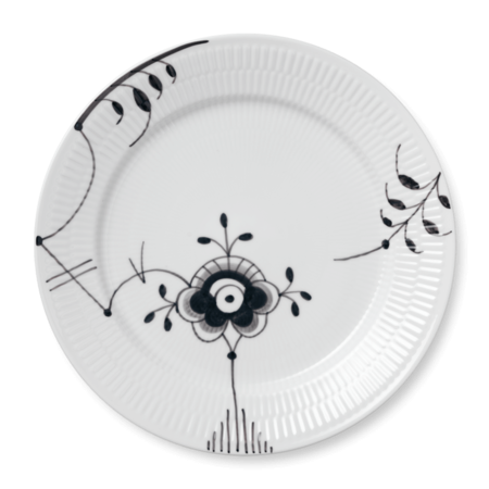 Тарелка Black Fluted Mega №1