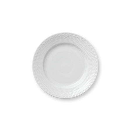 Тарелка White Fluted half lace